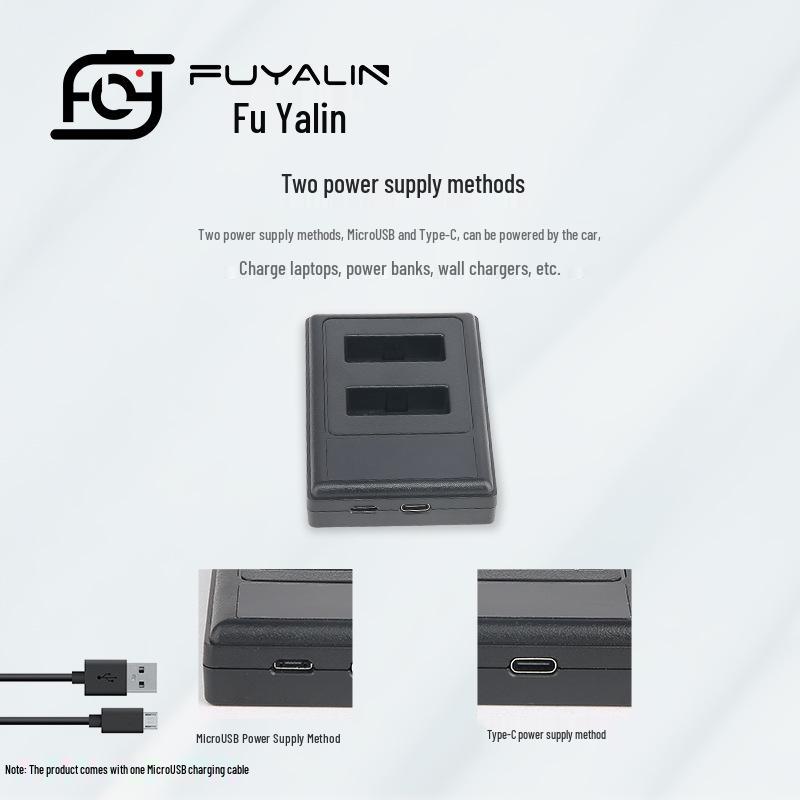 LPE12 USB Dual Charger for Canon EOS M50, M2, 100D, M100, M10, M200