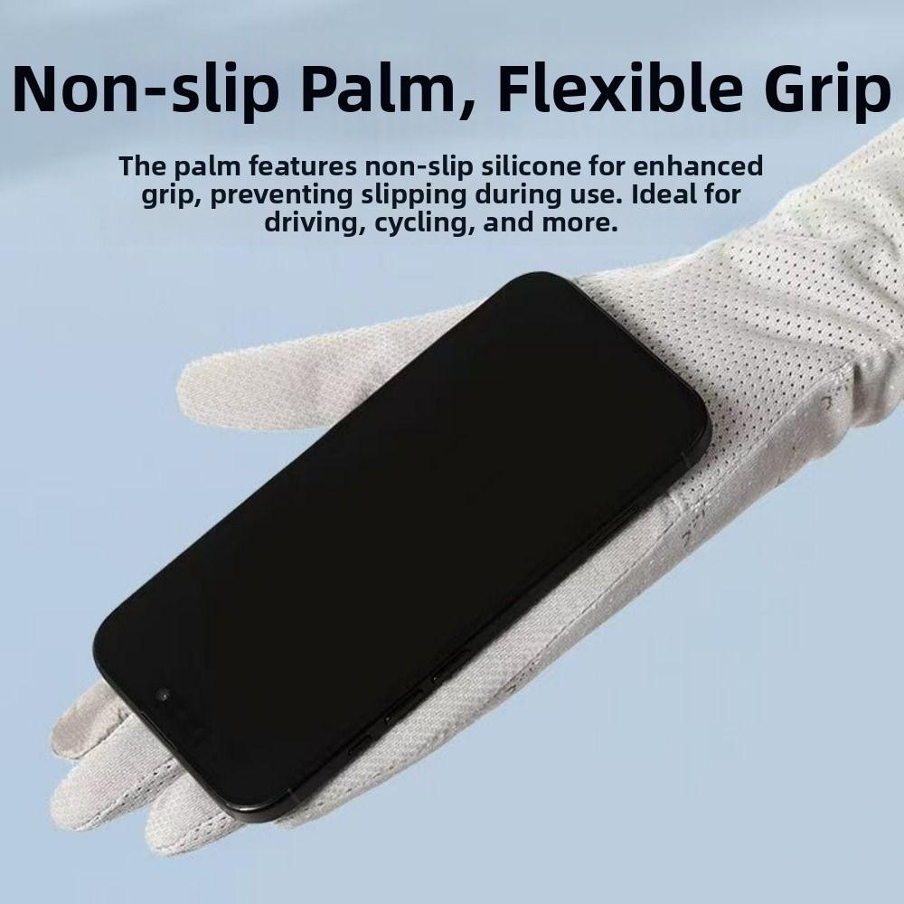 Breathable Women's Summer Gloves Mid-length Sleeve Cycling DrivingGloves Dress-Up Accessories