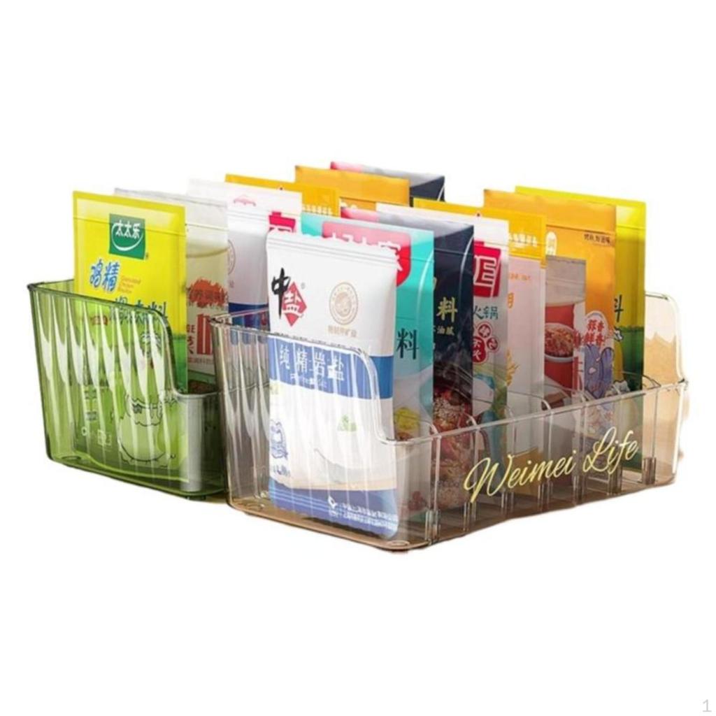 Seasoning Organizer, SpaceSaving Kitchen Countertop Storage Box, Moisture Protection 1pc White