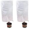 2pcs Plant Covers Freeze Protection with Drawstring for Shrub Bush Fruit Tree