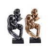 Abstract Kissing Couple Face Sculpture Artwork Kissing Lover Statue for Farmhouse Living Room Festival Shelves Wedding Gift