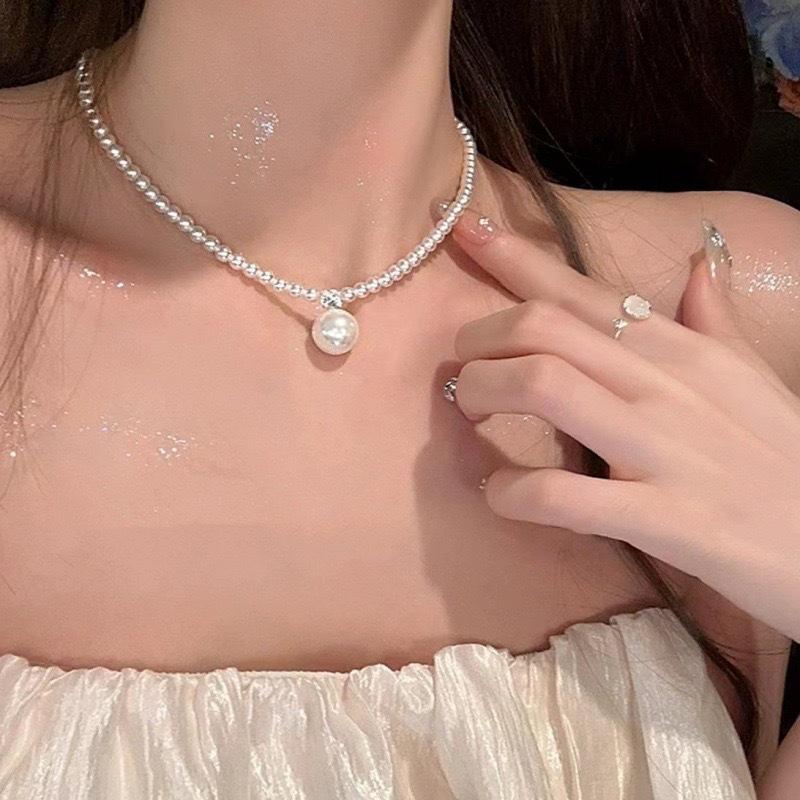 

Diana Style NK-218 Подвеска с цирконом и жемчугом, Роскошное ожерелье