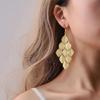 Modern Leaf Earrings Hypoallergenically Material Comfortable Zinc Alloy Tassels Accessory for Sensitive Ears