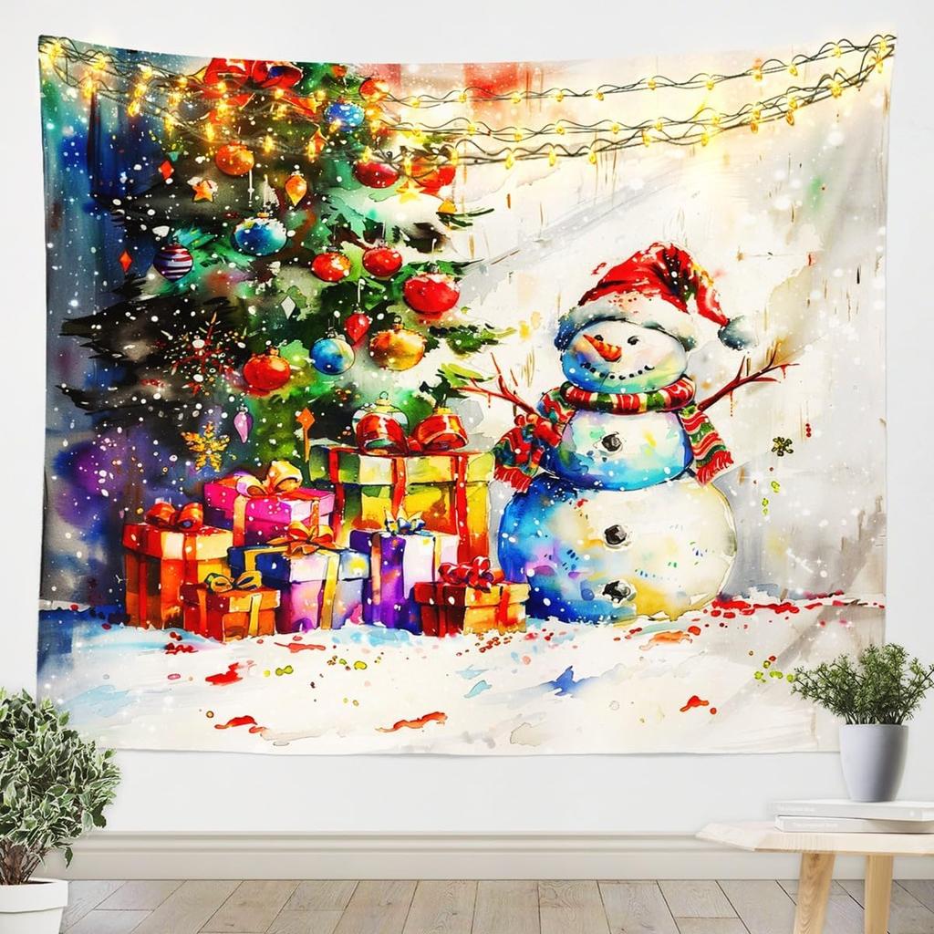 Christmas Tree Winter Morning Wall Hanging Tapestry Christmas Wall Hanging Tree Wall Hanging Gorgeous Christmas Tree Fireplace Gifts