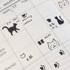 Precision Cat Template Ruler Stationery Tool Metal Bookmark Cat Pattern Ruler  Painting Drawing