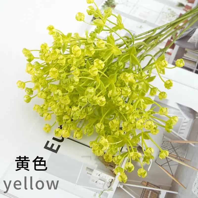 

Симуляция Цыганская Мебель для Дома Свадебное Украшение Искусственный Цветок для Держания Цыганский Искусственная Симуляция Зеленое Растение Пластиковый Цветок жёлтый