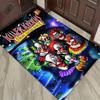 Killer Clown Horror Carpet Rug for Living Room Bedroom Home Sofa Decoration,Kids play Non-slip Floor Mat