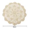 Crochet Mats Lace Table Cloth Vintage Doily DIY Material