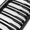 Gloss Black Dual Slats Front Hood Kidney Grill Grille Fit BMW X1 E84 2009-14 SUV