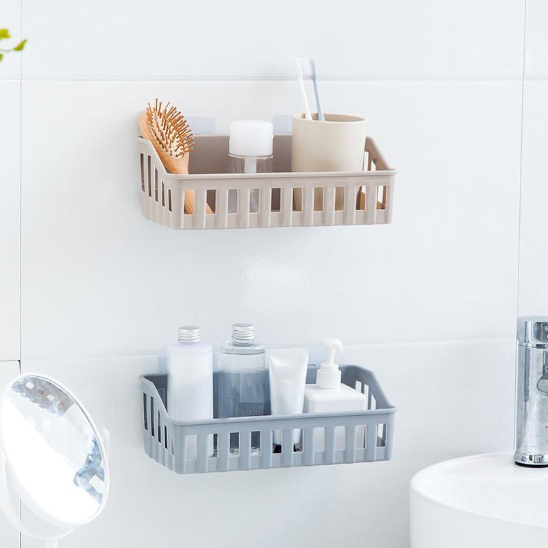The Bathroom Bathroom Bathroom Is Free To Storage Shelves Toilet, The Kitchen Wall -Mounted Plastic Shelf