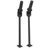 2Pcs 85712 Universal Drive Shaft Steel Black Steel Driveshaft for HSP 94885 RC Car 1 8