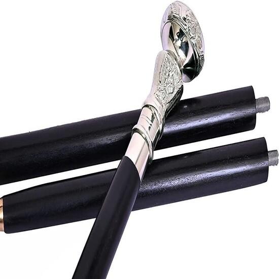 Brass Victorian Handle Wooden Vintage Style Antique Designer Walking Stick Cane