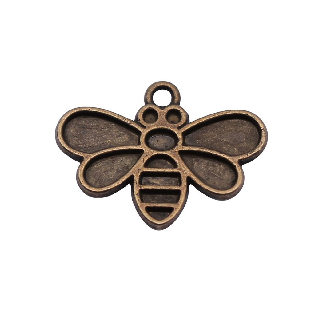 Large Pendants Bees Honeycomb Charms For Bee Themed DIY Jewelry Making