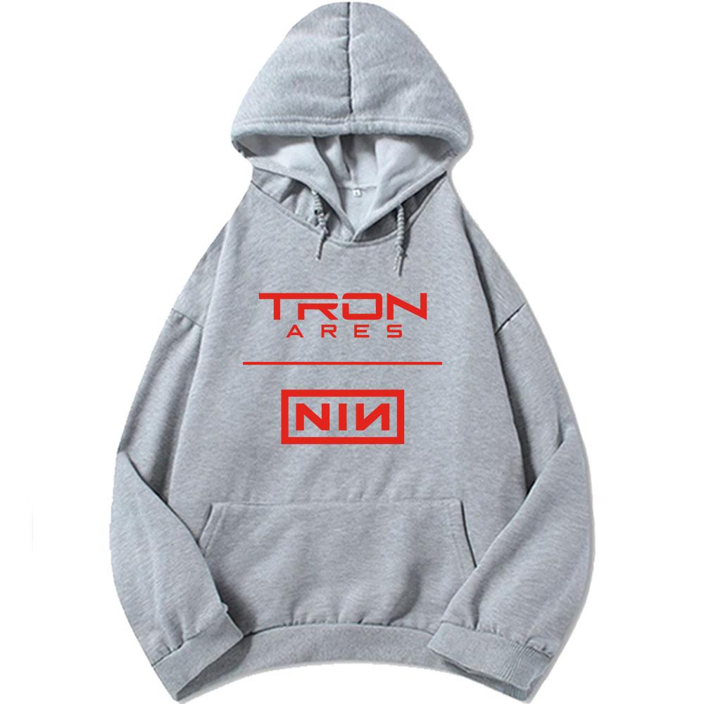 

Nine Inch Nails Tron Ares Hoodies Fashion Band Album Graphic Print Sweatshirts Hooded Long Sleeve Male Sudaderas Winter Men Tops L