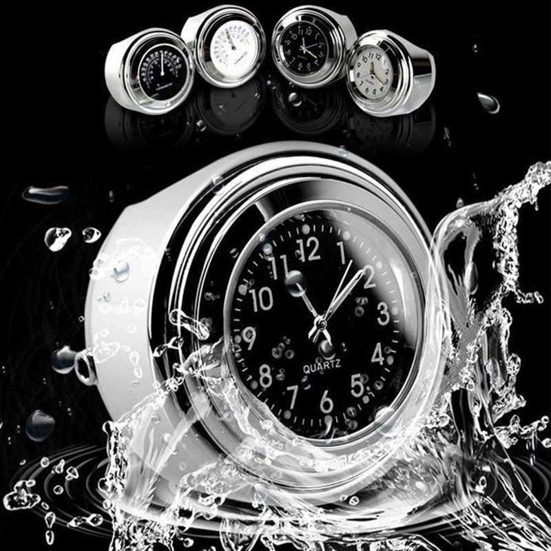 Universal Motorbike Clock Dustproof Quartz Clock Waterproof Handlebar Mount Watch Motorcycle Timetable Clock With Wrench