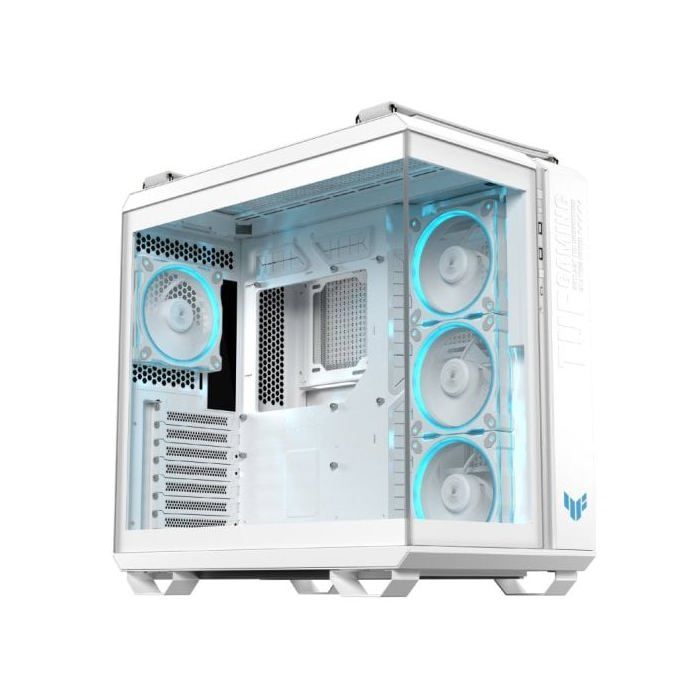 ASUS TUF GAMING GT502 HORIZON TG ARGB Mid Tower ATX Dobbel Herdet Glass USB-C Hvit