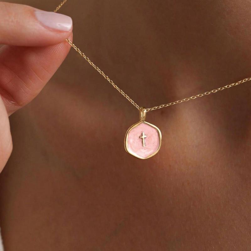 Cute Small Cross Choker Necklaces Everyday Simple Cross Charm Choker Minimalist Religious Jewelry Cute Gifts Christian Gifts for Women