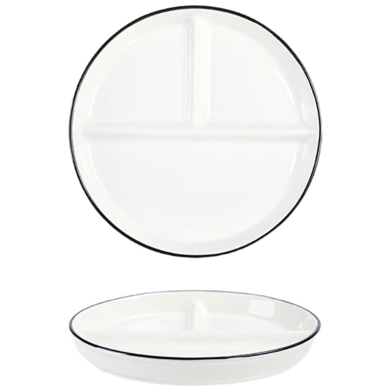 Baijie Ceramic Portion Control Divided Plate