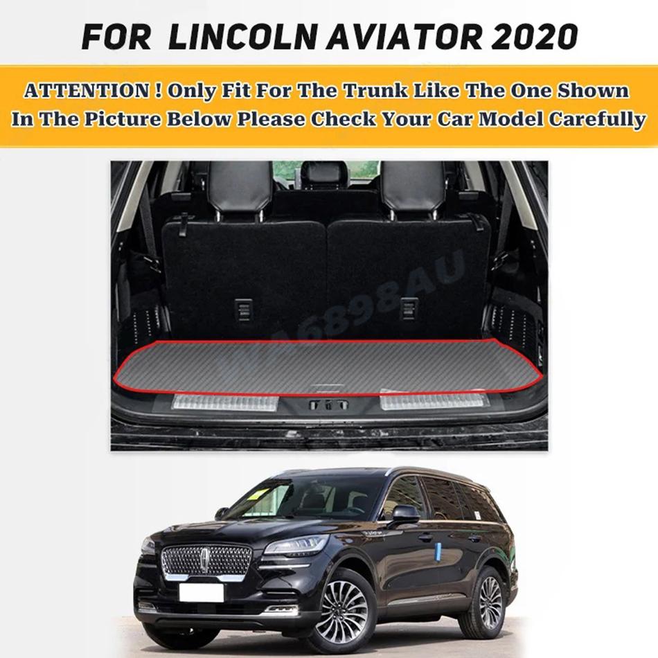 3D Surrounding Design Waterproof Car Trunk Mat For Lincoln Aviator 2020 Anti Dirty Durable Leather Carpet