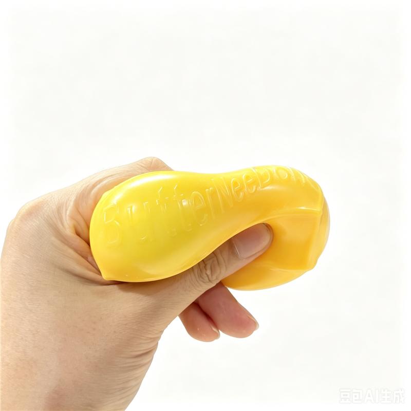 Needoh Máslová Senzorická Uklidňující Fidget Hračka s Náplní z Mouky TPR Super Měkká Hračka pro ADHD Zaměření Uvolnění Tlaku Uvolnění Nálady