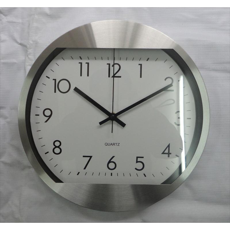

Металлические Бесшумные Настенные Часы из Нержавеющей Стали Креативные Модные Алюминиевые Настенные Часы для Гостиной Часы