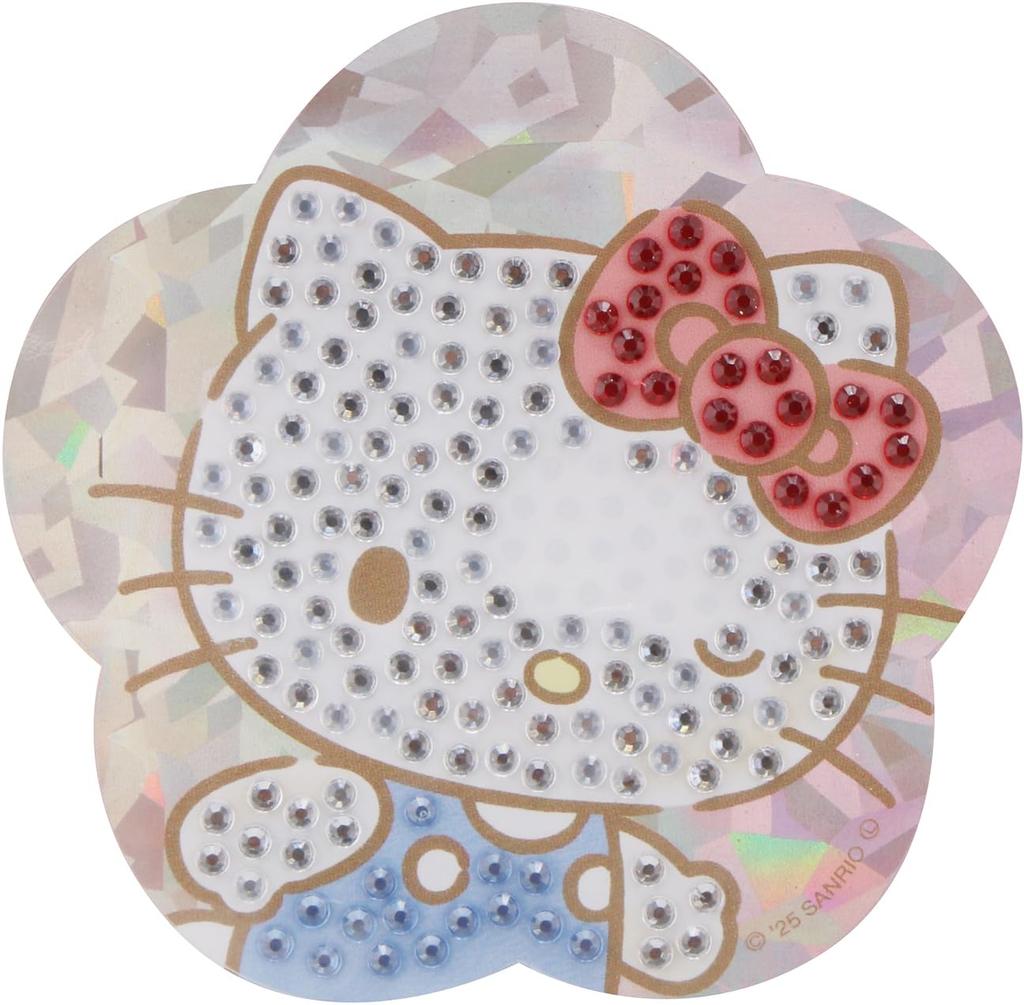Maruka Sanrio Glitter Gem Sticker Kit, Hello Kitty, Ages 6 and Up, 175600