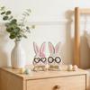 Wooden Cute Bunny Ornaments, Holiday Decoration Ornaments