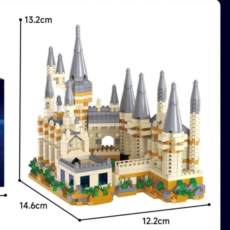 Micro-particle Magic Castle Building Blocks - Assembly Toys for Boys and Girls