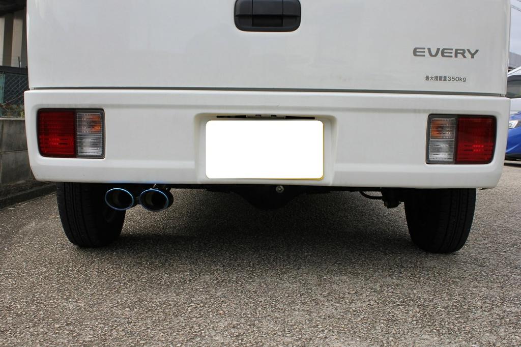 Exclusive Suzuki Every Van Bluefin Muffler Stainless Steel Blue Color Car Parts Auto Accessories Custom Car Supplies [Amazon Sale] (HBD-DA17V,