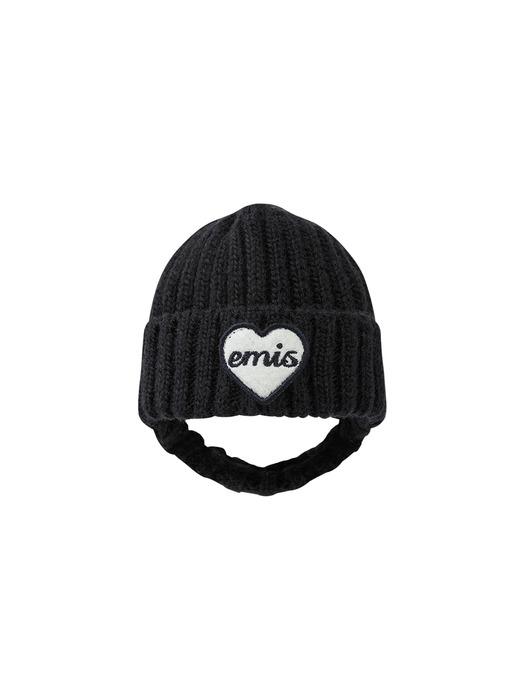 

EMIS (PET) HEART Crest BEANIE-DARK NAVY DARK NAVY