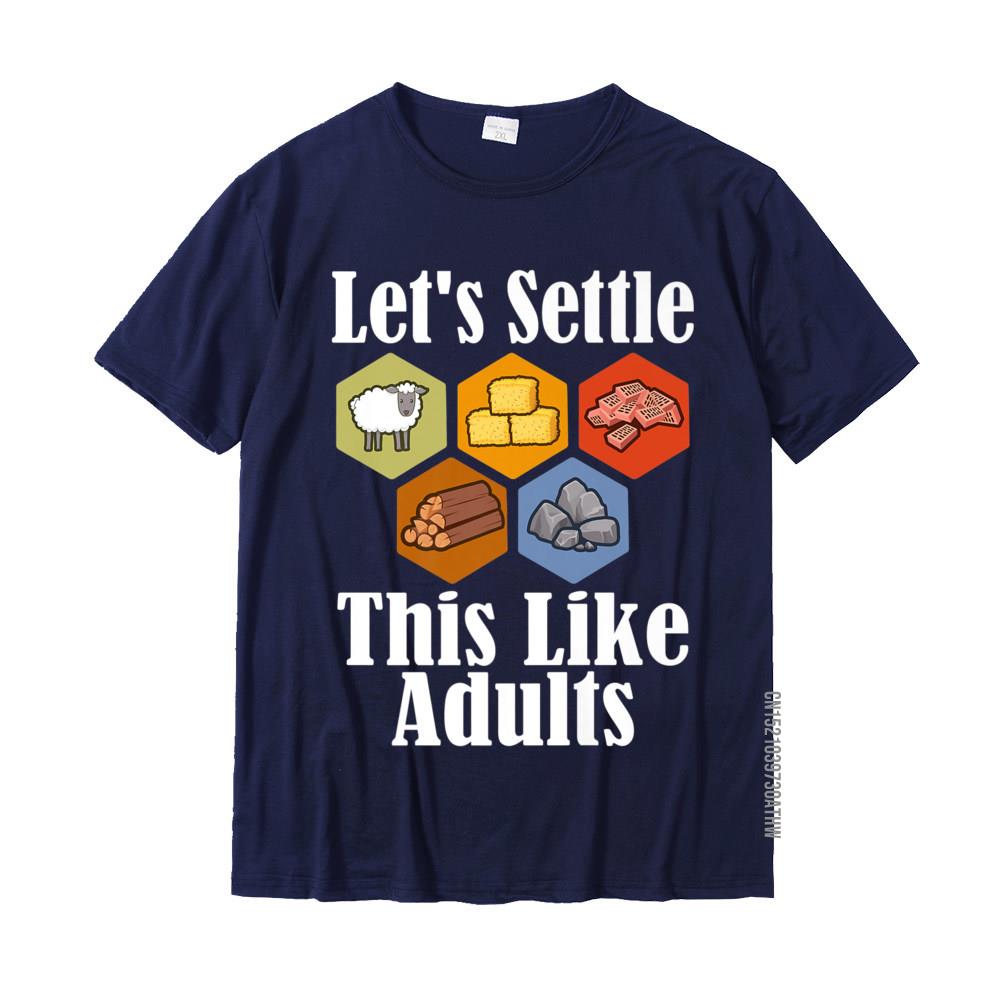 

Settlers Board Game Night Longest Settle Sheep Ore Funny Premium TShirt Gift Tees For Men Cotton T Shirt Family Fashionable 4XL