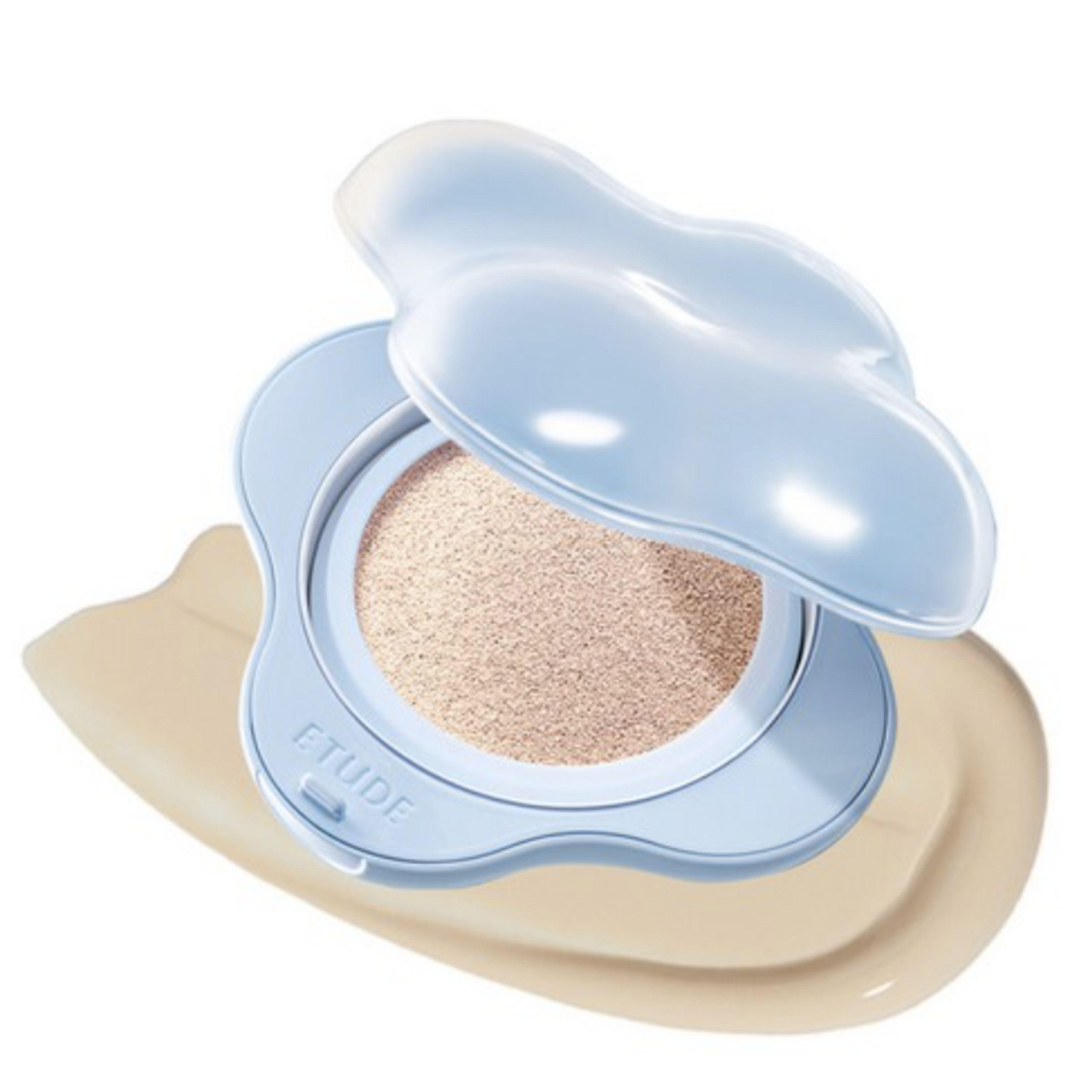 ETUDE Cloud Filter Cushion 15g – Fond de Teint Cushion Coréen Léger, Floutant et au Fini Lisse 23 Beige