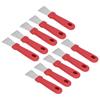 10Pcs Putty Knife Sturdy Durable Stainless Steel Ergonomic Design Nonslip Handle Wide Application