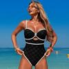 Costume da Bagno Intero Donna Monokini Sexy Body ad Alto Taglio per Vacanze Spiaggia Piscina Abbronzatura