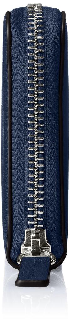 Lanvin Collection Couleur De Vin Round Zip Long Wallet JLMW0GT2 Navy