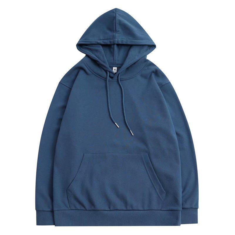 Herbst- und Winterkleidung Herren und Damen Samt Leeres Brett Druck Studentenjacke Langärmeliges Partner-T-Shirt Einfarbig Kapuzenpullover