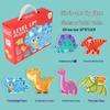 3+ Six-in-One Wooden Puzzle Box: Solid Wood Educational Toy for Girls and Boys, 60 Pieces