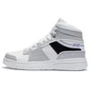Li Ning Wave Slip Resistant, Abrasion Resistant, Lightweight High top Skateboard Shoes Men's Gray Black ABCS097-1