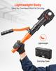 VEVOR Pipe Crimping Tool, Hydraulic Driven Press Tool with 5 Press Jaws, M12, M15, M18, M22