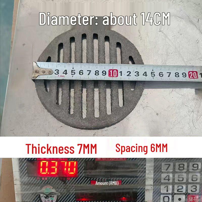 Thickened Cast Iron Furnace Grate for High Temperature Wood/Charcoal Burning Stoves