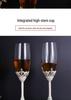 Elegant Enamel Crystal Champagne Flute Set - High-Stem Sparkling Wine Glasses, Perfect for Home or Bar Gifts