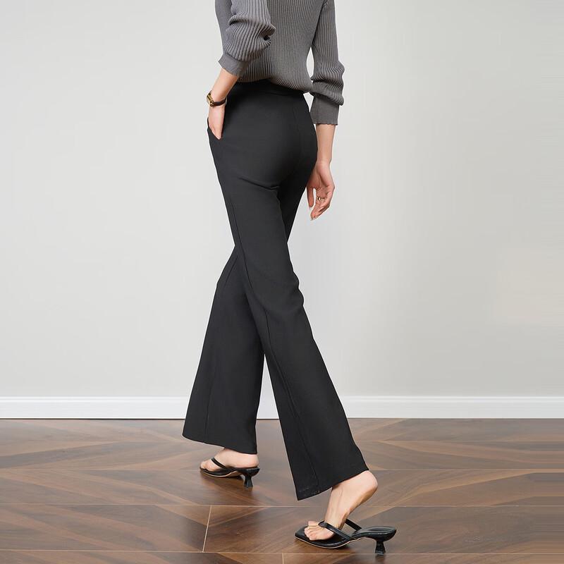 Demana Women's Tall Fit Spring Relaxed Flared Casual Pants