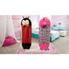 Kids Plush Dog Sleeping Bag Onesie Pajamas Nap Blanket 126x43cm Yellow