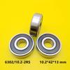 6302/10.2-2RS Bearing 10mm X 42mm X 13mm Deep Groove Ball Bearing Bearing Steel for Wind Turbines and Energy Systems
