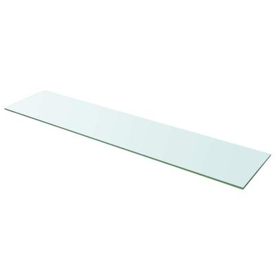 Vidaxl Glass Shelf, Transparent Panel, 110X25 Cm