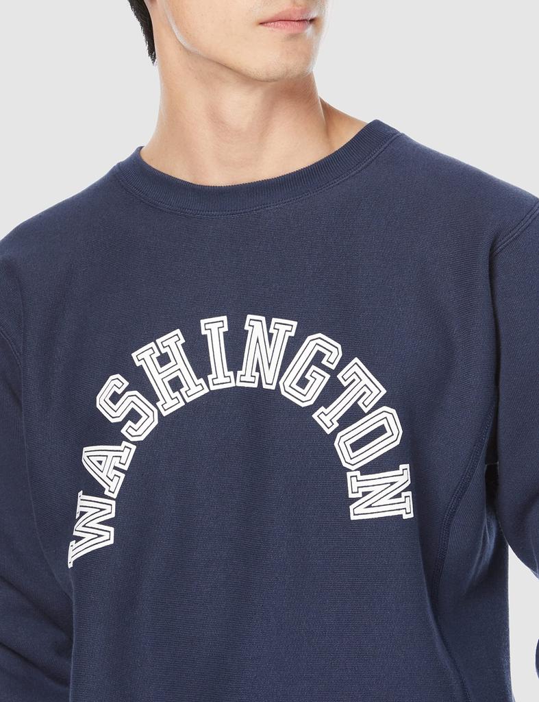 Champion Reverse Crew Neck Sweatshirt Dark Size M Weave® C3-U026 Men's Navy,