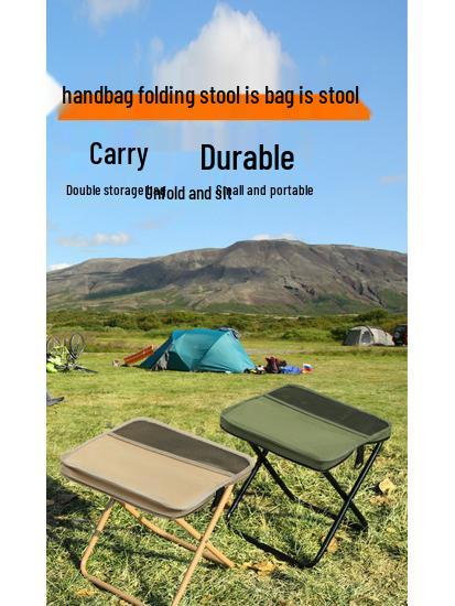 Kids' Portable Folding Stool & Pencil Case for Camping, Fishing, and Travel