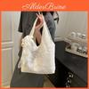 Borsa a Spalla Casual da Donna in Pizzo Floreale Monocolore Semplice per Uso Quotidiano