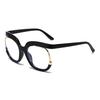 Large Frame Trendy Round Frame Glasses Frame Rainbow Glasses Frame Can Be Matched With Myopia