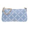 Logo Print Denim And Cotton Tote Shoulder Bag Women Bags Fluorescent-Blue 32R4G8EW6U-NEOBLU/MIDN